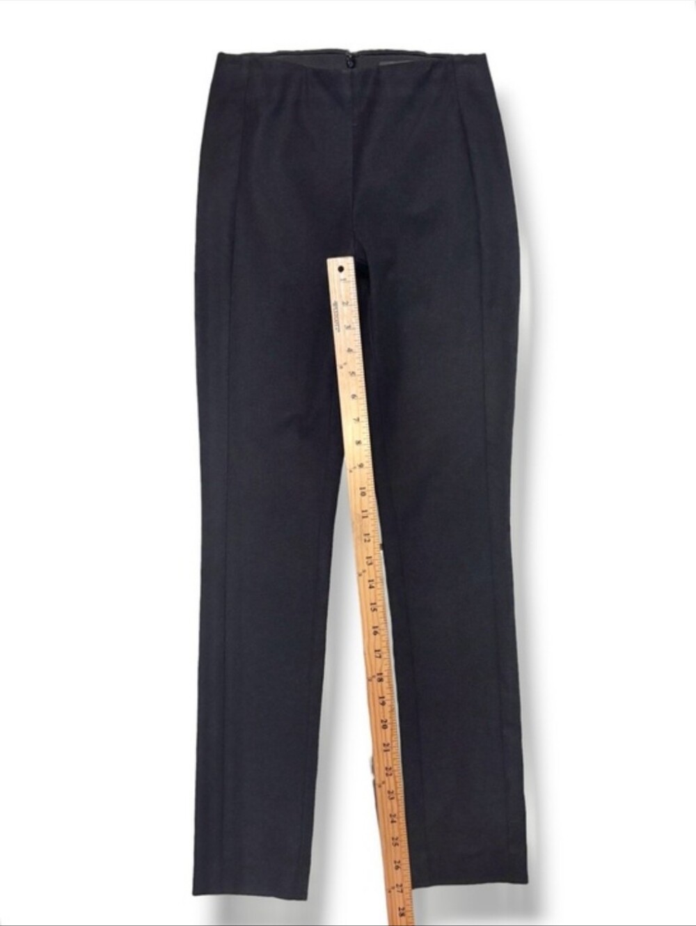 THEORY Black Navalane Jetty Slim Pants Trousers Size 00 - Picture 8 of 12